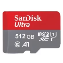 کارت حافظه microSDXC سن دیسک مدل Ultra A1 کلاس 10 استاندارد UHS-I سرعت 150MBps ظرفیت 512 گیگابایت