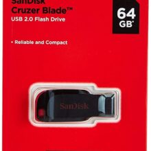 فلش مموری سن دیسک Cruzer Blade CZ50 USB2 ظرفیت 64 گیگابایت