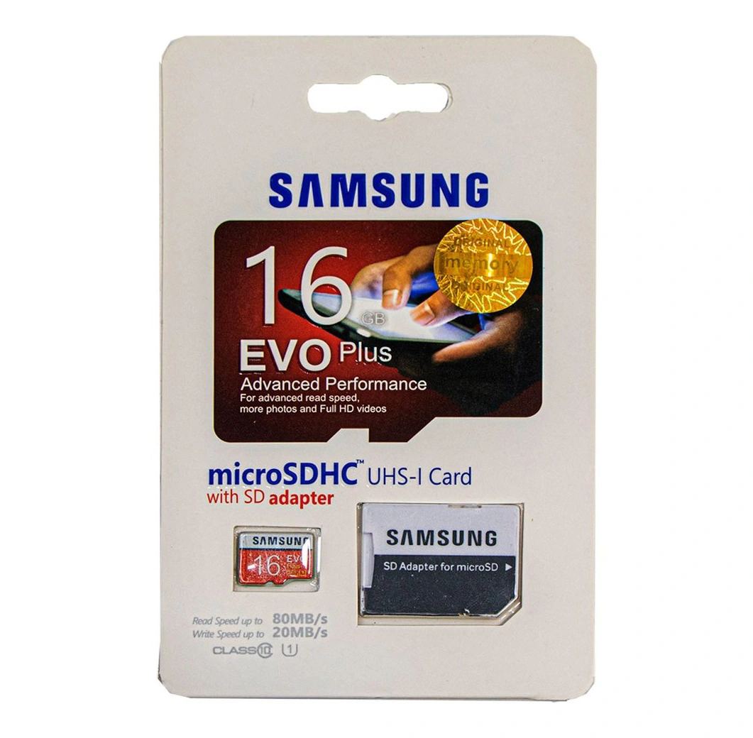 کارت حافظه میکرو SD سامسونگ EVO Plus 16GB U1 C10