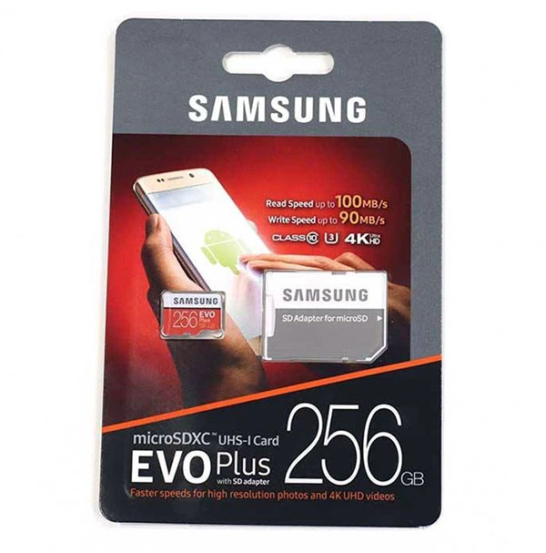 کارت حافظه میکرو SD سامسونگ EVO Plus 256GB U3 C10