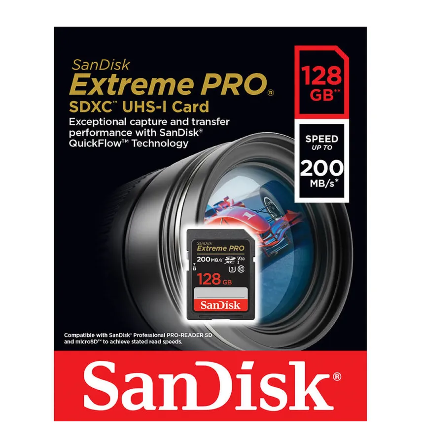 کارت حافظه سندیسک 128GB Extreme PRO
