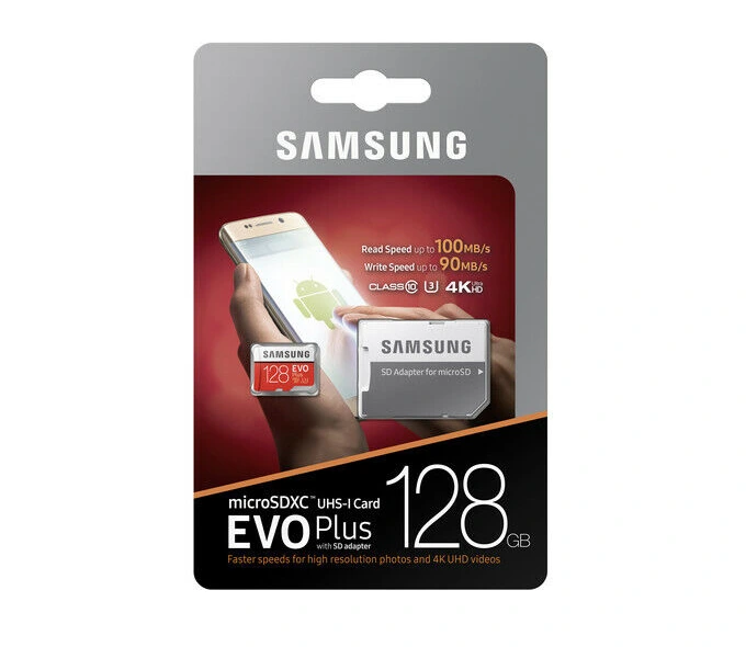 کارت حافظه میکرو SD سامسونگ EVO Plus 128GB U3 C10